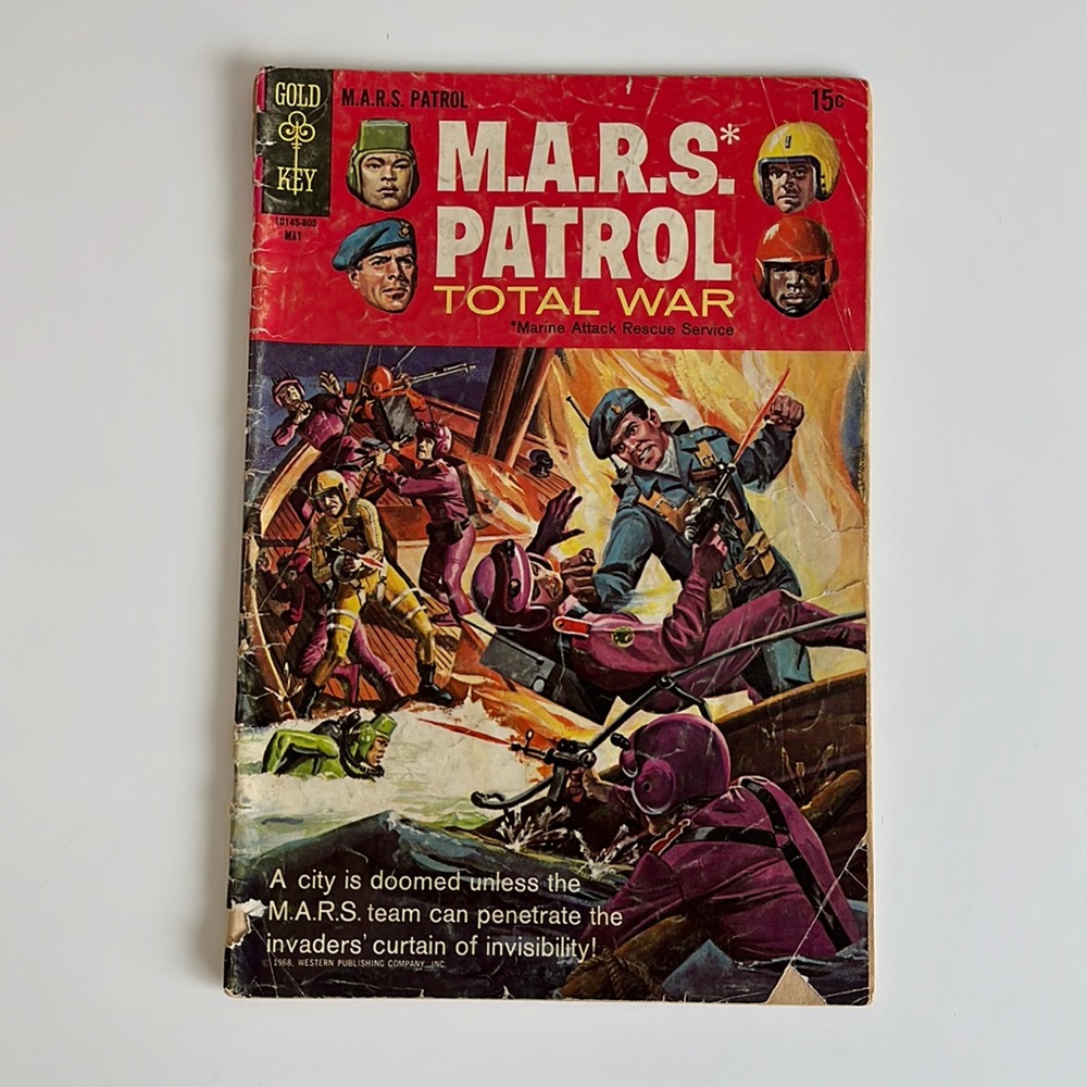 M.A.R.S Patrol #5 Gold Key Comics 1968 UC Marine Attack Rescue Service